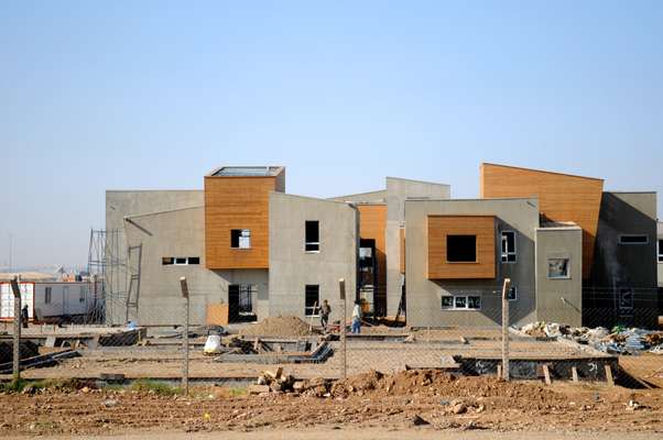 New housing being built near the English Village