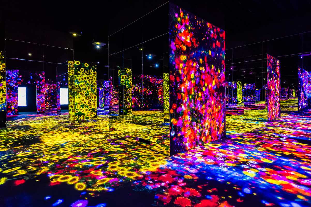 ‘Forest of Flower and People: Lost, Immersed and Reborn’ at TeamLab Borderless