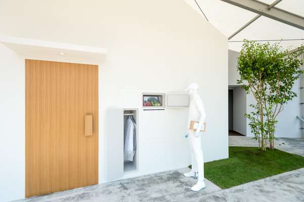 House with Refrigerator Access  from Outside