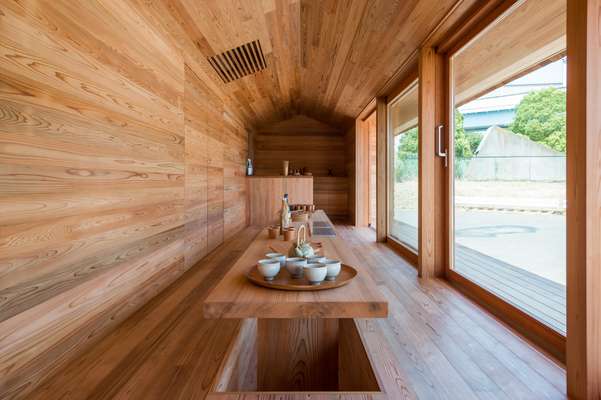 Yoshino-sugi Cedar House: The house will be moved to Yoshino  in October