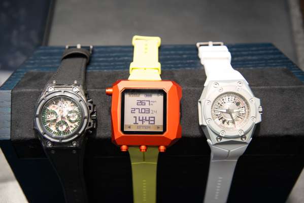 Linde Werdelin watches offer a digital strap-on sport instrument 