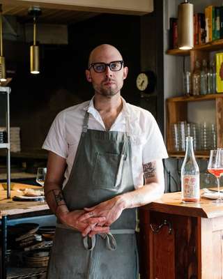 Jay Blackinton, co-owner-chef at Hogstone’s