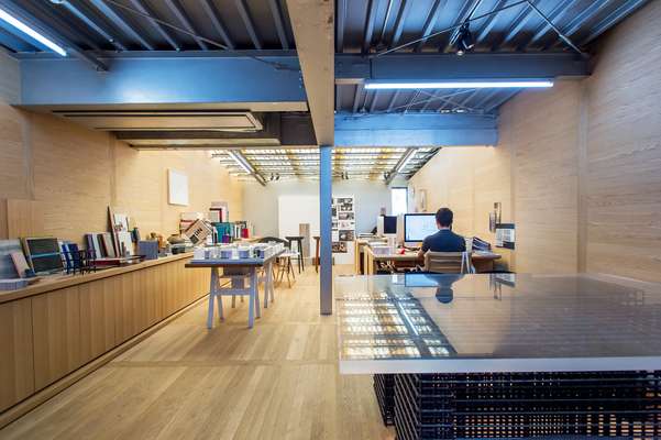 Daikei Mills' offices make bold use of native white oak