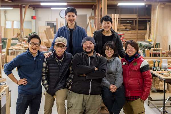 Workshop team with Takahiro Chiba (centre)