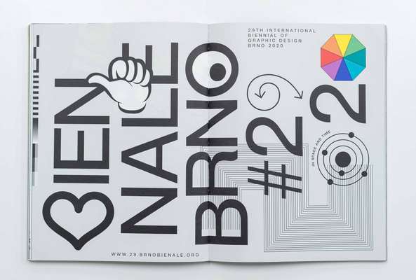 Poster option for proposed 2020 International Biennial of Graphic Design Brno