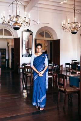 Waitress at the Amangalla restaurant 