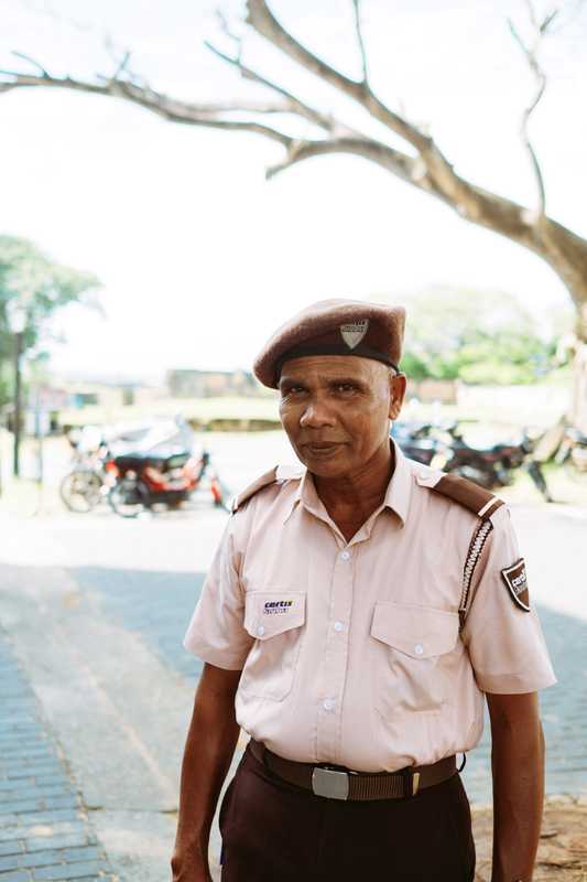 Keeping the peace in Galle