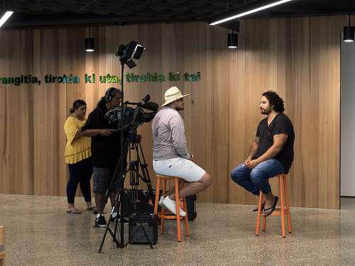Interviewing Maori musician Troy Kingi