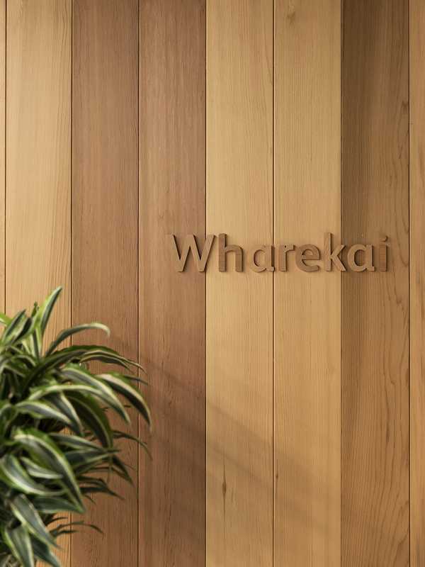 ‘Wharekai’, which roughly translates as café, a social space for staff
