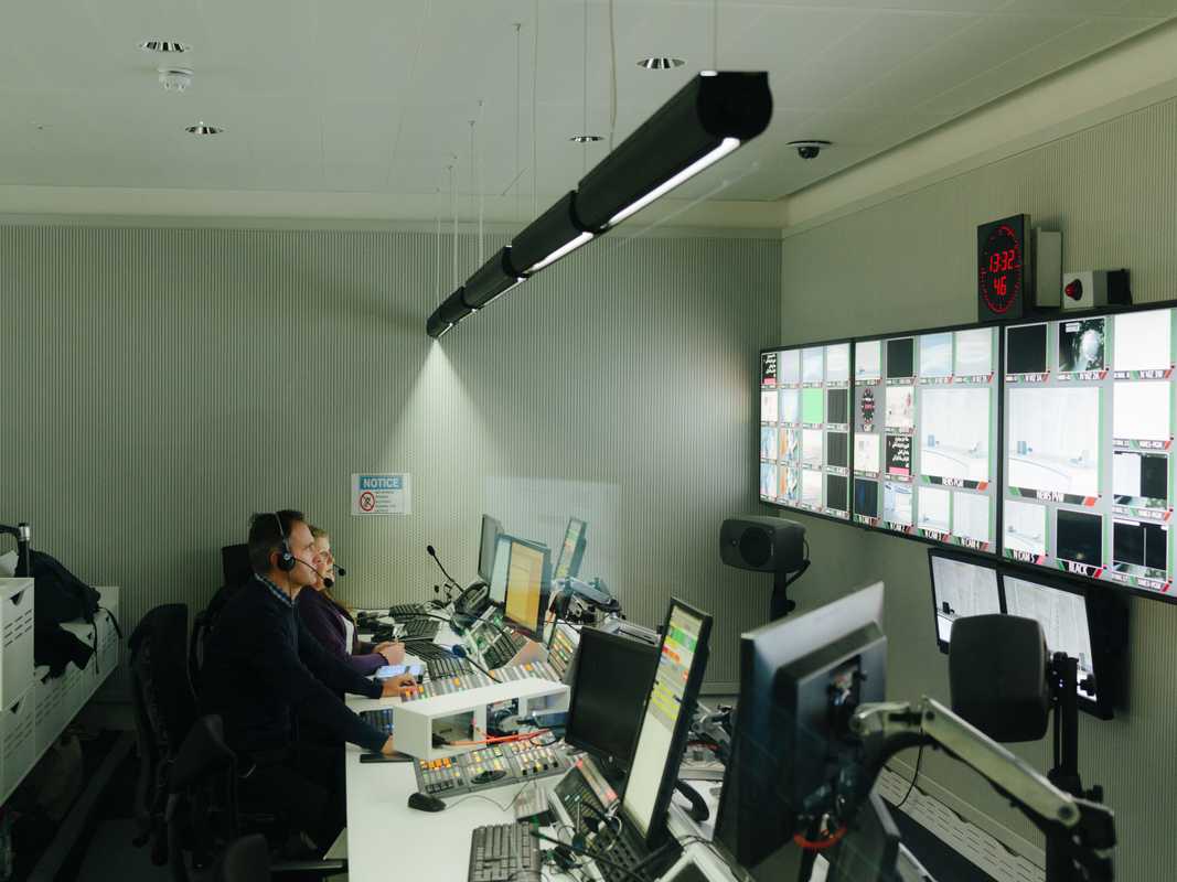 Al Jazeera control room 