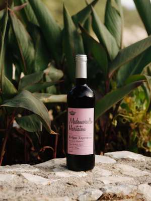Bottle of Mademoiselle Haritatou from the Haritatos winery