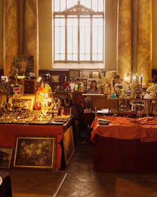 Antique market in Old Town