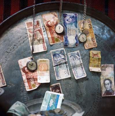 Iranian currency is exchanged in Van