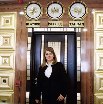 Sanaz Mahmoudi, receptionist at Haldi Hotel 