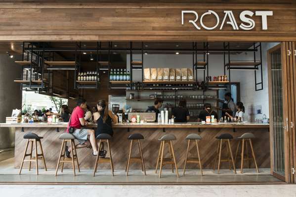 Roast coffee shop