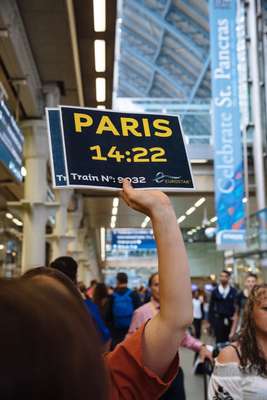 Journey’s beginning at St Pancras Station, London