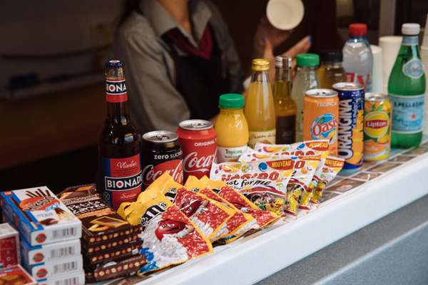 Board of fare at one of Europe’s swifter snack bars