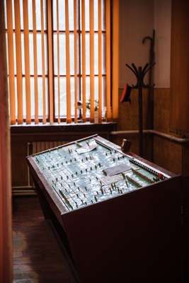 Control room at Giurgiu train station