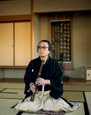 Hozan Yamamoto, shakuhachi player