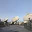 Satellites outside the Al Jazeera studios beam the channel across the world
