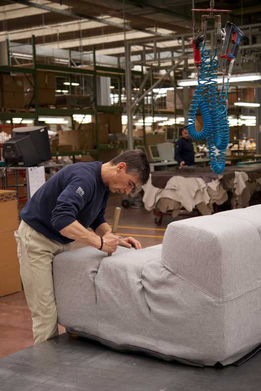 Fitting a sofa cover