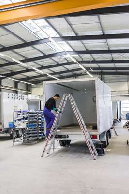 Fitting out a van ready for refrigeration