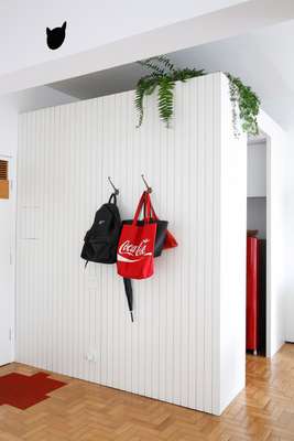 Utility area in refurbished apartment