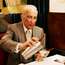Gay Talese tops up his martini 