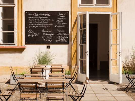 Café Morgal in the Moravian Gallery