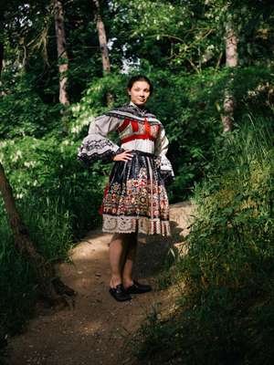 Traditional Moravian dress 