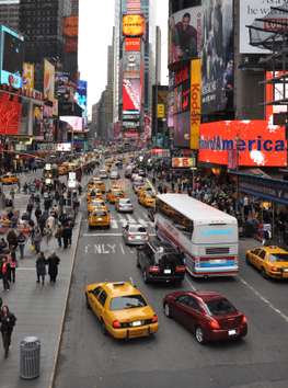 Times Square, New York, in 2007, before Gehl