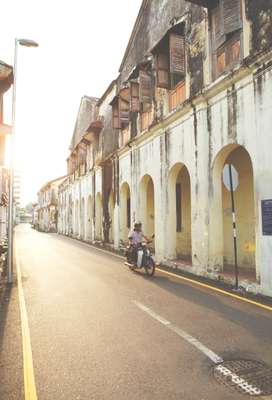 Street in The Core Zone, a world heritage site 