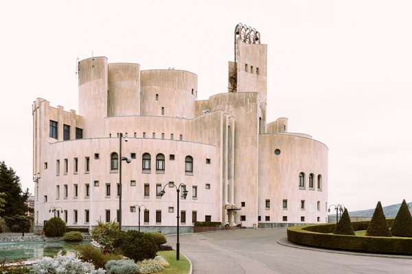 Blink and you’ll miss it: the Wedding Palace is designed to resemble ovaries and a giant phallus 