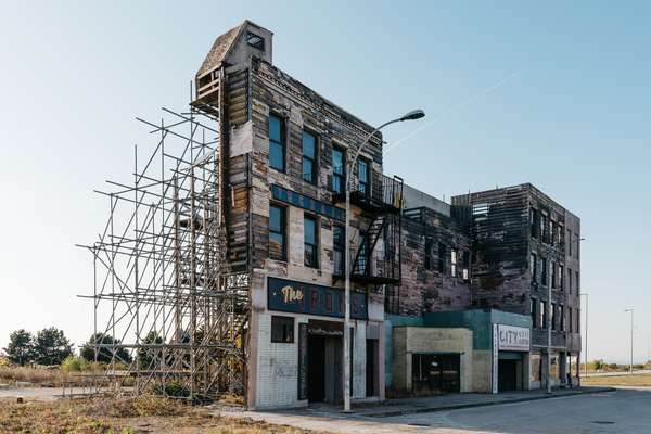 A New York street mock-up, as seen in ‘Hellboy II’