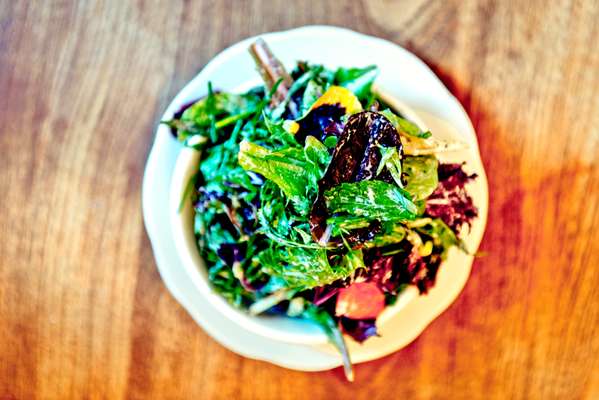 The starter: Herb salad
