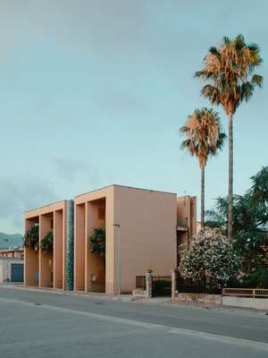 Entrance to ‘Sistema delle Piazze’ by Franco Purini and Laura Thermes