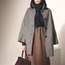 Coat by Mackintosh, dress by Fendi, bag by Valextra