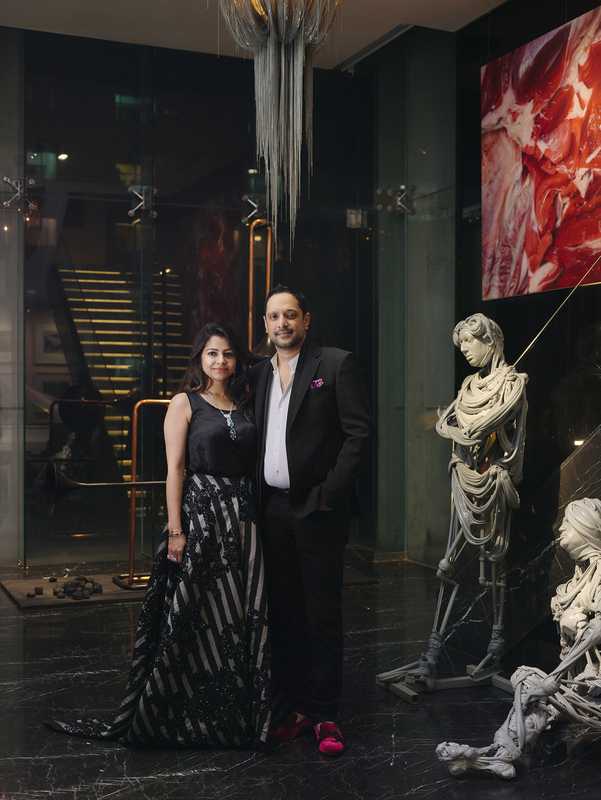 Nadia and Rajeeb Samdani