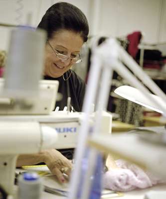 Leila, a worker in the Tuusula factory