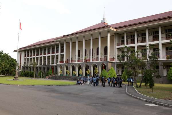Entrance to one of the schools at  Gadjah Mada University campus