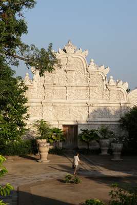 Renovated gate at the Taman Sari water palace