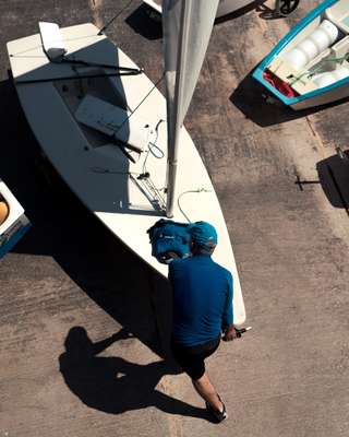 Sailors at Vouliagmeni  Nautical Club