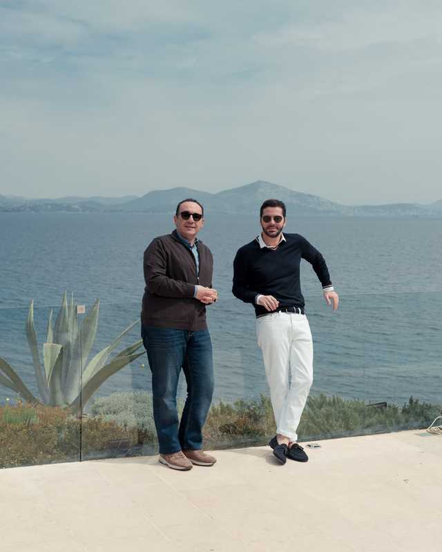 Brothers Spyros (left) and Chrysanthos Panas