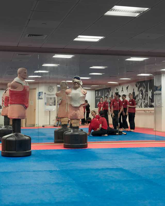 Self-defence classes are taught by a Korean martial artist 