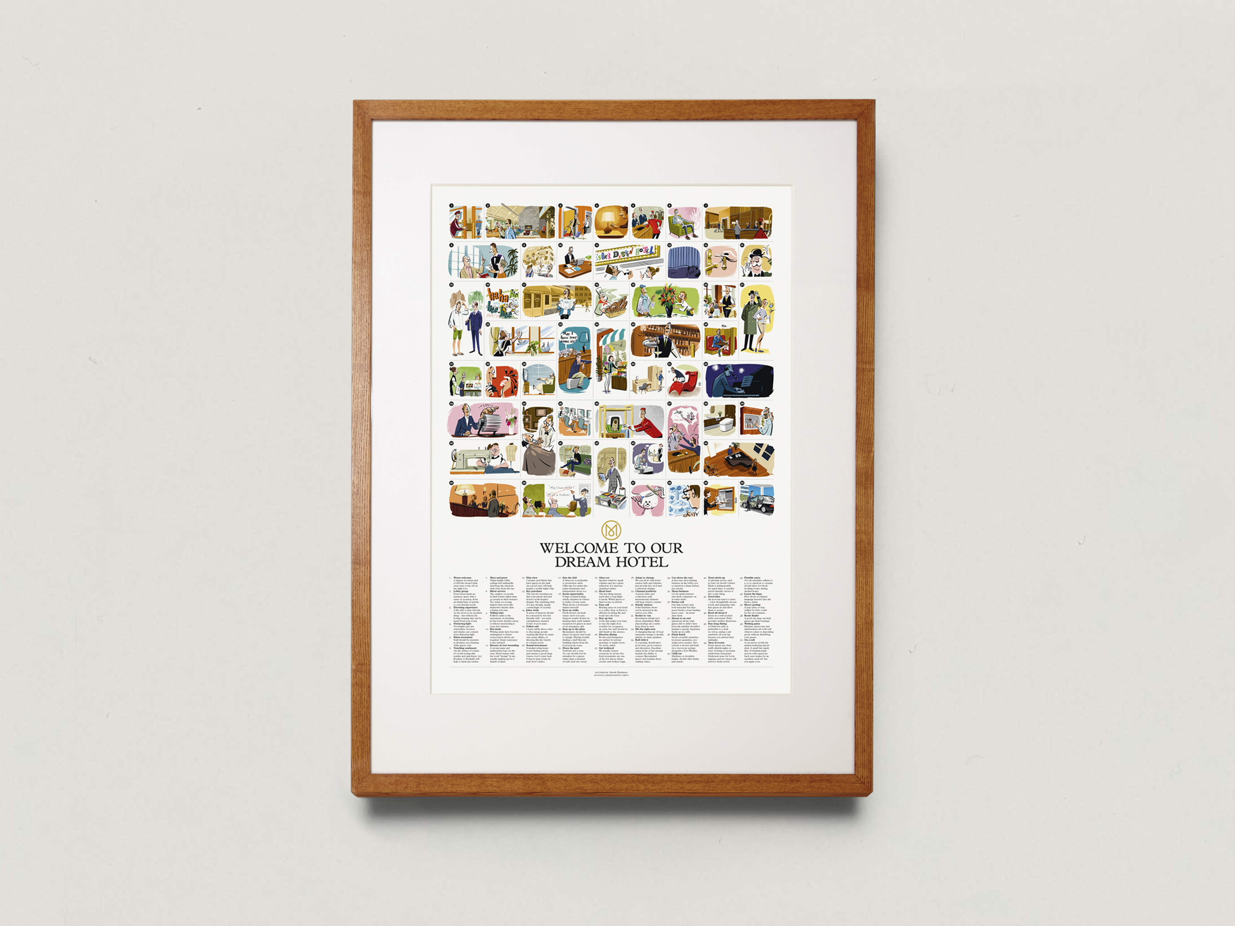 Welcome To Our Dream Hotel Poster Monocle Print Shop Monocle