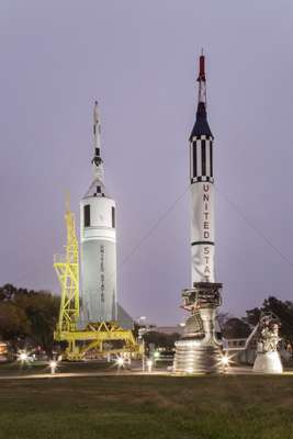 Rockets at Nasa’s Johnson Space Center