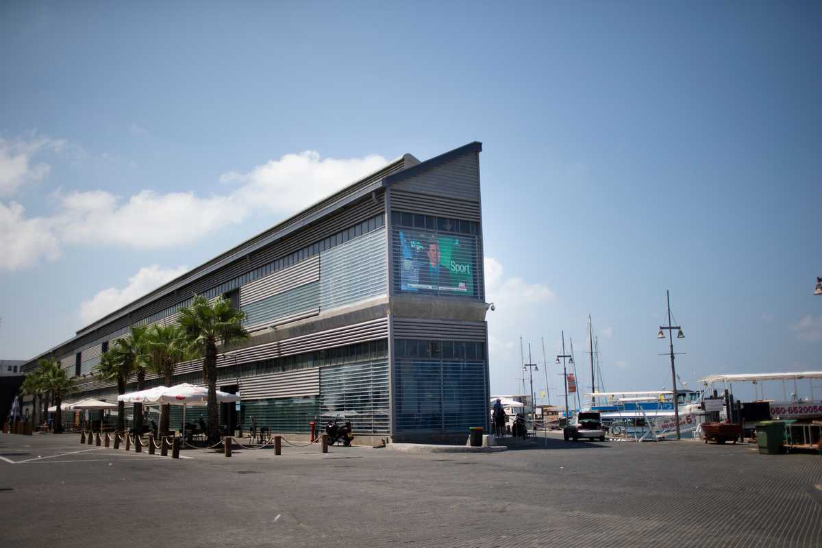 i24 News headquarters at the port in Jaffa