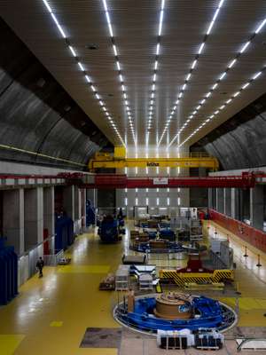 Inside Kopswerk II, Illwerke VKW’s largest hydropower station