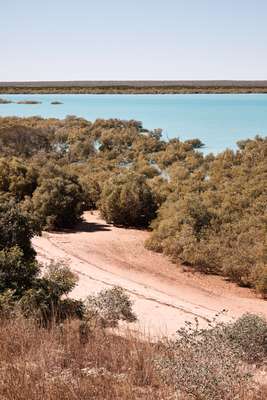 Looking out over Dampler Creek