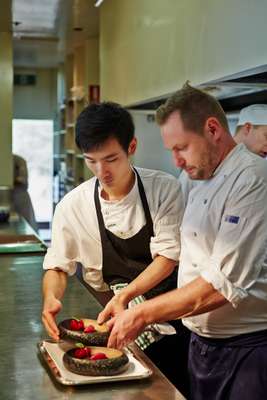 Plating up